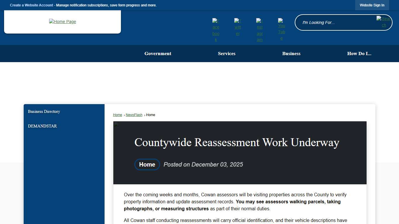 Countywide Reassessment Work Underway • Middlesex County, VA